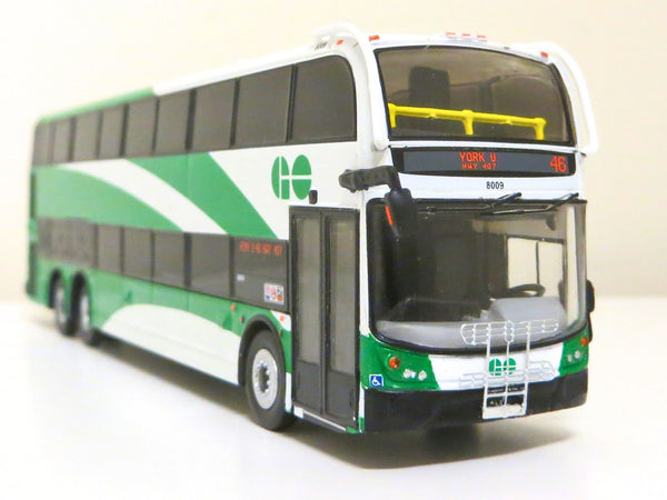 GO Transit - 1/87 Scale Alexander Dennis Enviro 500 Double Decker Bus Model York University