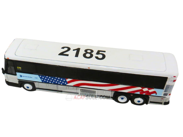 MTA NYC Transit 9/11 Remembrance - 1/87 Scale MCI D4000 Diecast Model Bus