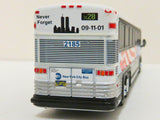 MTA NYC Transit 9/11 Remembrance - 1/87 Scale MCI D4000 Diecast Model Bus