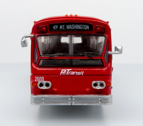 Pittsburgh Transit 41E Mt. Washington 1/87 Scale Flxible 53102 New Look Transit Bus Diecast Model
