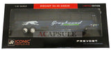 Greyhound Prevost X3-45 in 1/87 Scale Diecast Model Destination Los Angeles