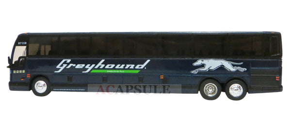 Greyhound Prevost X3-45 in 1/87 Scale Diecast Model Destination Los Angeles