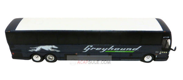 Greyhound Prevost X3-45 in 1/87 Scale Diecast Model Destination Los Angeles