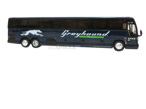 Greyhound Prevost X3-45 in 1/87 Scale Diecast Model Destination Los Angeles