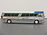 Greyhound 1/87 Scale 1964 MCI MC-5A Coach Bus Diecast Model (Greyhound Gold Stripe - 50th Anniversary)