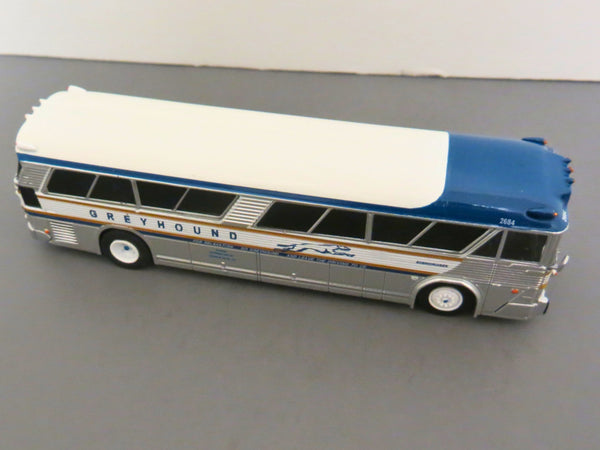 Greyhound 1/87 Scale 1964 MCI MC-5A Coach Bus Diecast Model (Greyhound Gold Stripe - 50th Anniversary)