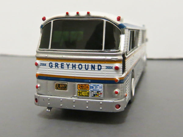 Greyhound 1/87 Scale 1964 MCI MC-5A Coach Bus Diecast Model (Greyhound Gold Stripe - 50th Anniversary)