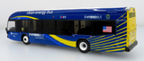 New York City MTA M2 to Washington Heights 1/87 Scale Nova Bus LFS Transit Bus Diecast Model