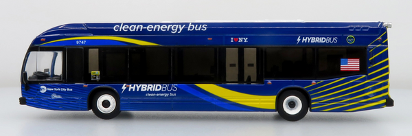 New York City MTA M2 to Washington Heights 1/87 Scale Nova Bus LFS Transit Bus Diecast Model