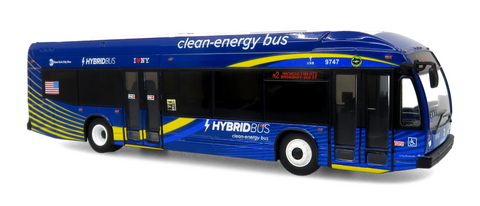 New York City MTA M2 to Washington Heights 1/87 Scale Nova Bus LFS Transit Bus Diecast Model (Copy)