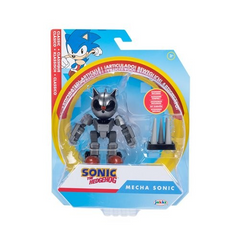 Mecha Sonic with Spike Trap 4 Inch Action Figure with 11 Points of Articulation