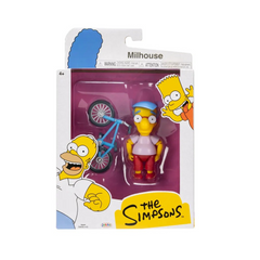 The Simpsons Jakks Pacific Milhouse with Bicycle 3.5-inch Action Figure