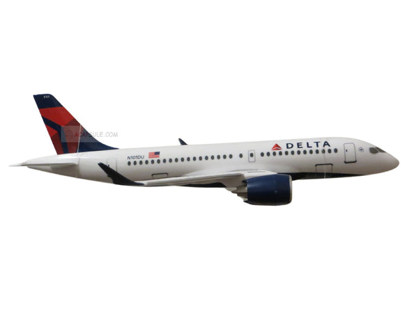 Flight Miniatures Delta Airlines Airbus A220-100 1/100 Scale Model with Stand N101DU