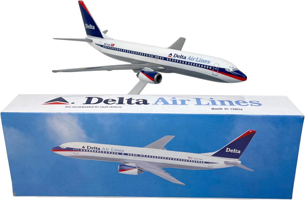 Flight Miniatures Delta Airlines Interim Livery Boeing 737-800 1/200 Scale Model with Stand N371D
