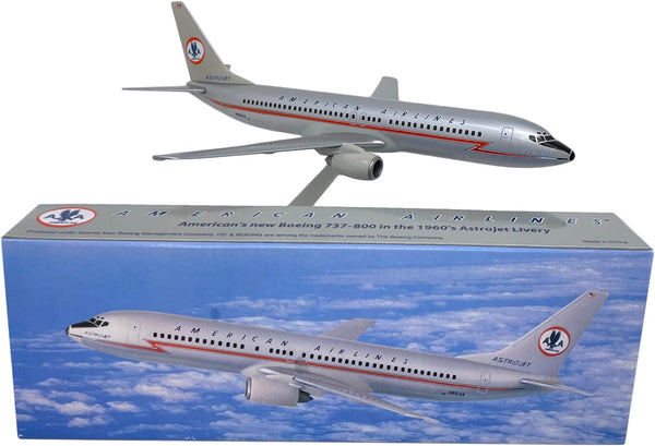 Flight Miniatures American Airlines Boeing 737-800 Astro Jet Livery N951AA 1/200 Scale Model with Stand