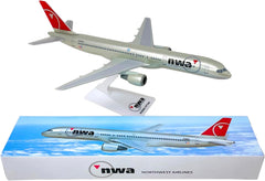 Flight Miniatures Northwest Airlines Boeing 757-200 Final Livery 1/200 Scale Model with Stand