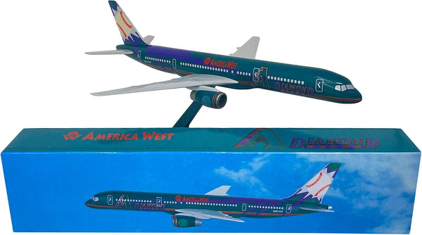 Flight Miniatures American West Diamondbacks Boeing 757-200 1/200 Scale Model with Stand