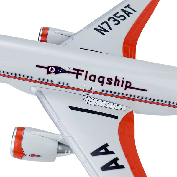 American Airlines Flagship DFW Livery N735AT Boeing 777-300ER 1/200 Scale Model with Stand by Flight Miniatures