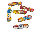 Sonic the Hedgehog Finger Skateboards 4in Set of 6