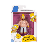The Simpsons Jakks Pacific Grampa Simpson and Cane 5 inch Action Figure