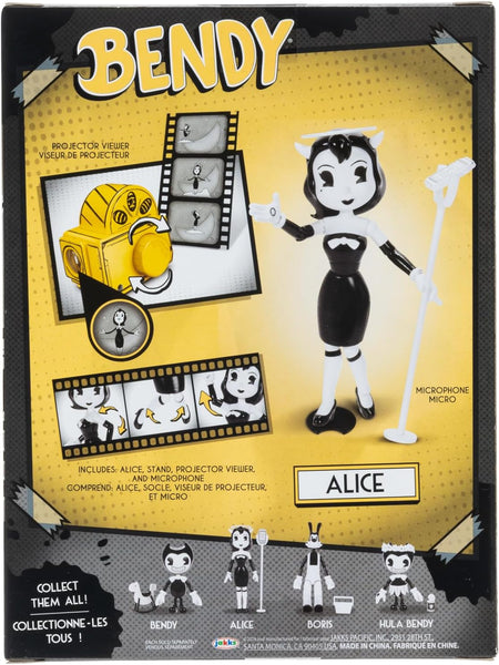 Bendy and The Ink Machine - Alice 5 Inch Action Figure with Microphone Stand & Projector (Copy)