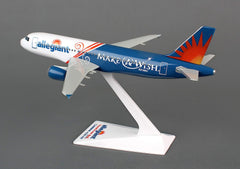 Flight Miniatures Make A Wish Allegiant Air Airbus A320-200 N218NV 1/200 Scale Model with Stand