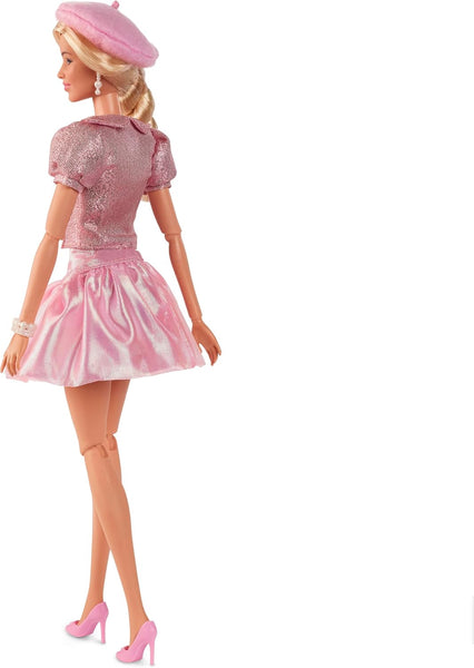 Barbie The Movie Doll, Margot Robbie as Barbie, Collectible Doll Wearing Pink Blouse & Skirt Set