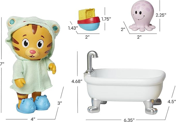 Daniel Tiger Neighborhood's Bath Time Figure Playset