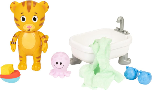 Daniel Tiger Neighborhood's Bath Time Figure Playset