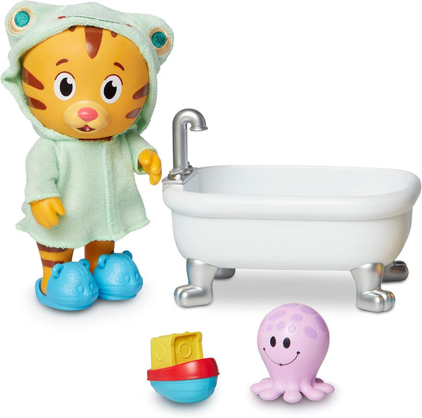 Daniel Tiger Neighborhood's Bath Time Figure Playset