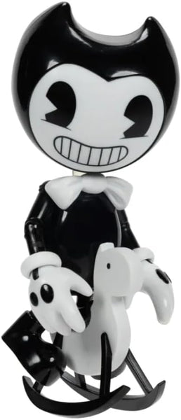 Bendy and The Ink Machine - Bendy 5 Inch Action Figure with Rocking Horse & Projector