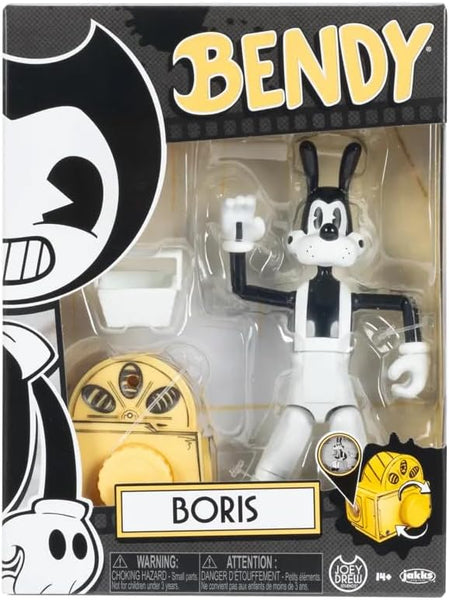 Bendy and The Ink Machine - Boris 5 Inch Action Figure with Picnic Basket & Projector