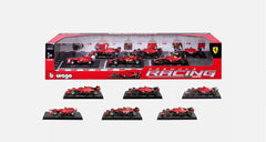 Burago 1:43 Ferrari Formula Racing Die-cast Model 6-pack