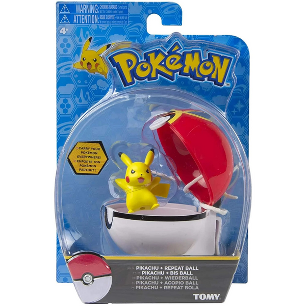 Pokemon Clip N Carry Pikachu and Repeat Ball