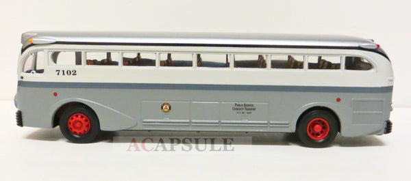 Corgi 98467 Public Service New Jersey Yellow Coach 743 1/50 Scale Diecast Bus