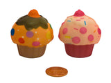 One Dozen 2 Inches Squishy Cupcake Toys in Assorted Styles (12 per order)