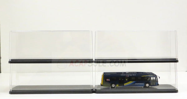 Four Stackable Display Cases for 1/87 Scale Buses