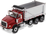 Diecast Master 1/50 Scale Intl HX620 Tandem with Pusher Axle Dump Truck