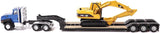 1:87 Scale Cat CT660 Day Cab Tractor with Lowboy Trailer and Cat 315C L Hydraulic Excavator