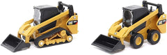 1/64 Caterpillar 272D2 Skid Steer Loader & 297D2 Compact Track Loader in Blister Packaging
