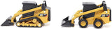 1/64 Caterpillar 272D2 Skid Steer Loader & 297D2 Compact Track Loader in Blister Packaging