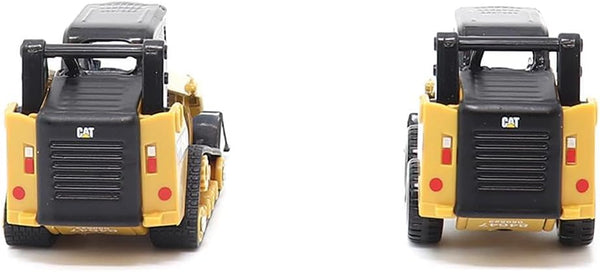 1/64 Caterpillar 272D2 Skid Steer Loader & 297D2 Compact Track Loader in Blister Packaging