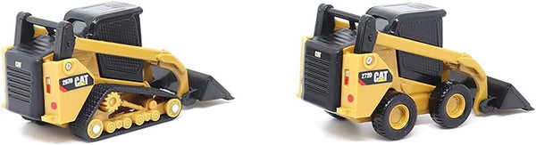 1/64 Caterpillar 272D2 Skid Steer Loader & 297D2 Compact Track Loader in Blister Packaging