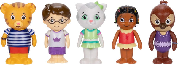 Daniel Tiger Neighborhood's Swim Time Friends 2.5" Figure Set 5-Pack