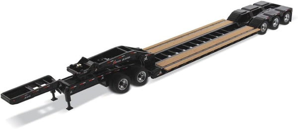 Diecast Masters 1/50 XL 120 Low-Profile HDG Outrigger Style Trailer with Jeep and 2 Boosters Diecast Model