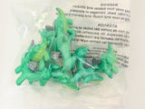 Hard Plastic Dragon Figures Lot of 8, each about 1 1/2 inches tall