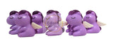 Hard Plastic Unicorn Figures Lot of 8, each about 1 5/8 inches tall