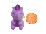 Hard Plastic Unicorn Figures Lot of 8, each about 1 5/8 inches tall