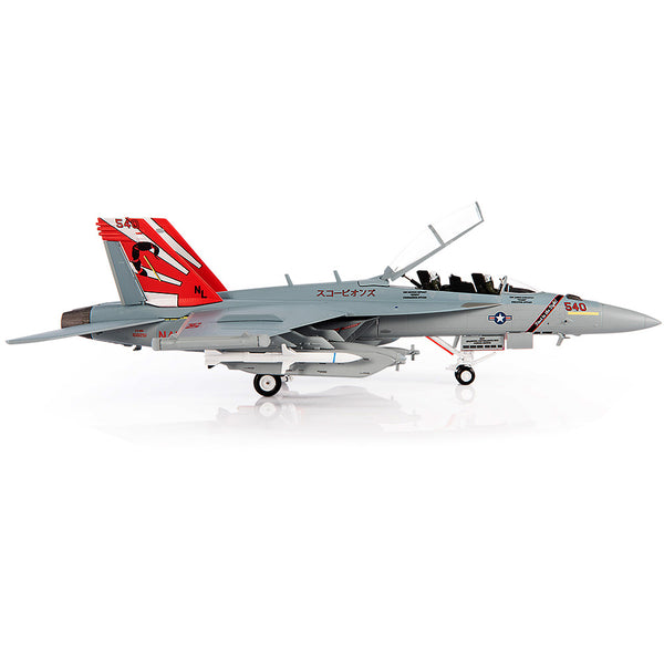 JC Wings US Navy EA-18G Growler VAQ-132 Scorpions, 2021 1/72 Scale Deicast Model Plane