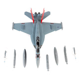 JC Wings US Navy EA-18G Growler VAQ-132 Scorpions, 2021 1/72 Scale Deicast Model Plane